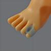 Separador de Dedos de Silicone Anel de Dedo Separador de Dedos Sobrepostos Separador de Dedinho Protetor de Dedo do Dedinho