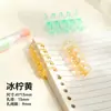 Anillo Segmentado de 5 Agujeros para Hojas Sueltas Clip de Unión de Plástico Anillo de Fijación para Planificador DIY Anillo de Clip Transparente de Color Suministros de Oficina