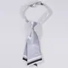 Corbata de moño sombría para mujer Estilo coreano Estudiante de campus Corbata perezosa de cabeza plana con forma de cuchillo Ropa de negocios Corbata corta de cabeza plana con forma de cuchillo para mujer