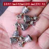 Accesorios de Joyería Hechos a Mano Collar para Hombre Pulsera Plata de Xizang Mazo Vajra Artefacto Budista Tántrico Feng Shui Campana Vajra