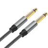 Cable de Audio Ts de 6.5mm Chapado en Oro Macho-Macho Cobre Libre de Oxígeno Cable de Audio para Instrumentos Electrónicos Cable para Guitarra Modelo Más Vendido