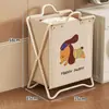 Cesta de lavandería plegable de aspecto elegante para uso doméstico, cesta de lavandería para baño, una herramienta mágica para guardar ropa en el baño, cesta para guardar ropa sucia