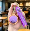 Nuevo llavero de panecillo lindo de venta caliente transfronterizo con expresión, colgante de juguete de peluche, decoración para mochila de estudiante, regalo