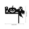 Artesanato de Madeira Novo de Halloween Transfronteiriço Decoração de Moldura de Porta Canto de Porta Pacote de Canto Decoração de Parede Doméstica Enfeites