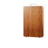 Tabla de cortar de ébano, duradera y resistente a los cortes, tabla de cortar casera de madera maciza, tabla de cortar cuadrada, fabricante mayorista de tabla pegajosa de madera maciza