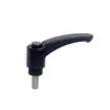 Manija de bloqueo ajustable de plástico manija fija de nailon ajuste de rotación tornillo manual M4M5M6M8M1