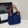 2024 Nueva Bolsa de Lona Bolso Tote para Mujer Moda Femenina Bolsa de Tela Portátil Bolsa de Tela Bolsa Japonesa para el Almuerzo Bolsa para Mujer