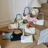 Bolsas de Otoño 2025 Bolsas Nuevas para Mujer Bolso de Hombro Axila Estilo Ins Moda Casual Tendencia Bolso Plegado Color Sólido