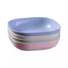 Prato de osso para uso doméstico, prato de plástico criativo espessado, bandeja de resíduos de mesa, prato pequeno com base