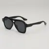 Nuevas Gafas de Sol de Color Gelatina Europeas y Americanas Doble Puente Moda Elegante Estilo Ins Punk Popular Mismo Estilo Anti-UV