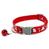 Collar para mascotas Gato japonés con Cascabel decoración de ambiente perro anti-pérdida Hebilla gris collar accesorios de tracción para exteriores
