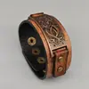 Pulsera de Cuero para Hombre Vintage de Moda Estilo Étnico Exótico Simple Transfronteriza Ajustable Nicho Dropshipping