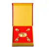 Grande Ornamento de Barra de Ouro Oca com Design de Dragão, Tartaruga e Pixiu para Atrair Riqueza, Adequado para Decoração de Sala de Estar ou Entrada de Casa