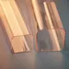 Los principales fabricantes de Dongguan suministran tubos cuadrados de plástico PETG transparente, tubos redondos y tubos rígidos de PVC para embalaje ecológico
