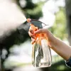 Regadera Pequeña, Botella Atomizadora Transparente para Regar Flores, Botella Atomizadora de Vidrio para Limpieza del Hogar, Lata Atomizadora