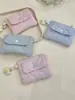 52141 Bolsa de cartão pequena fofa Bolsa de moedas Snaps Zipper Bolsa de armazenamento Bolsa de equipamento multifuncional Bolsa de cartão de identificação