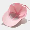 Gorra de Béisbol Bordada con Flor de Durazno Nueva Verano para Mujer Algodón Puro Coreana Casual Gorra Protectora del Sol