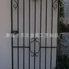 Puerta de hierro forjado estilo europeo puerta de imitación cobre villa forjada interior puerta china antigua puerta de metal antirrobo