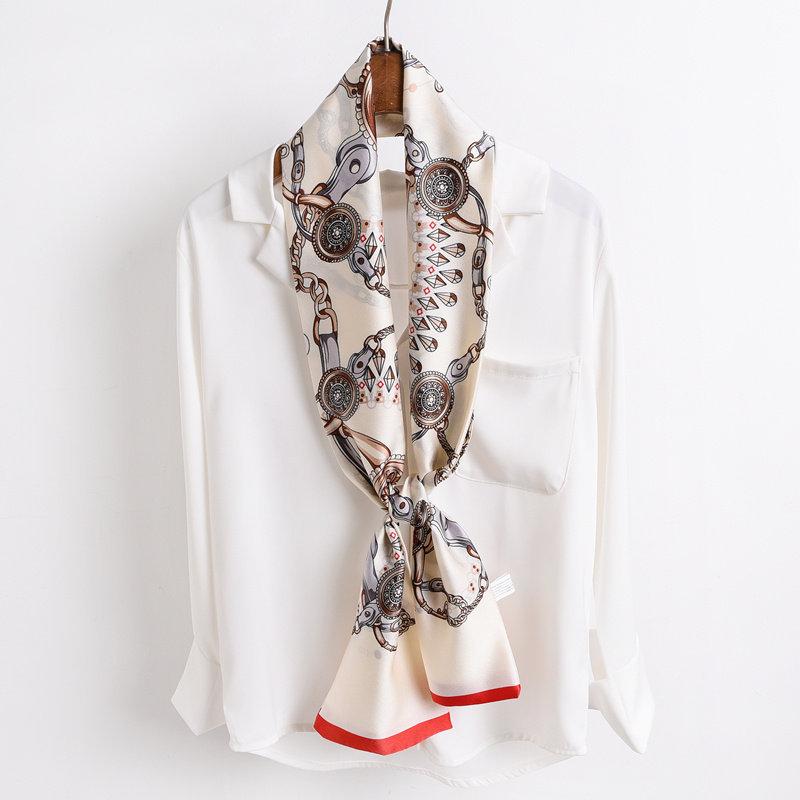 智贝SKU图_21明星同款细窄长条小丝巾女春秋洋气时尚韩国