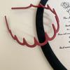 Diadema de Ola Alta para la Parte Superior de la Cabeza para el Lavado de Cara de Mujer, Presión para el Cabello con Dientes, Diadema Antideslizante para Romper y Peinar el Cabello, Artefacto Esponjoso