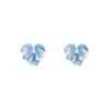 Pendientes de Flor Azul con Sentido de Diseño Antiguo ins 2025 Nuevos Pendientes de Tendencia de Nicho Avanzados Explosivos