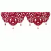Decoración de Cubierta de Mesita de Noche para Habitación de Boda con Pegatinas de Carácter de Doble Felicidad, Pared de Fondo Hueca de Dragón y Fénix, Suministros de Juego de Decoración para Dormitorio de Boda y Guirnaldas
