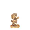 Figura Creativa de Caballo Festivo de Latón de Cobre Puro, Caballo Pequeño Lindo Sosteniendo Lingotes, Decoración para Estudio y Mesa de Té