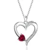 Collar de Plata de Ley S925 Europeo y Americano de Gama Alta con Doce Piedras del Zodiaco, Temperamento Corazón para Mujer, Collar con Sentido de Diseño de Nicho