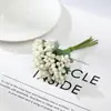 Ramo de Flores Artificiales de 12 Piezas - Materiales para Flores de Novia, Sesiones de Fotos Personales, Estambres de Flores DIY, Centros de Flores, Racimos de Flores Artificiales en Forma de Estrella