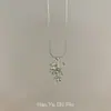 Collar Largo Ajustable Estilo Coreano Piña Dorada para Mujer, Cadena para Suéter de Lujo Ligero de Gama Alta de Nicho, Accesorio Sencillo de Otoño e Invierno