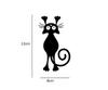 Pegatina de pared con diseño de gato, extraíble, con personalidad, creativa y a la moda, para sala de estar y dormitorio