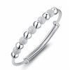 Joyería de comercio exterior cuentas de transferencia pulsera plateada moda versátil femenina pulsera ajustable push-pull para jóvenes venta al por mayor de fábrica