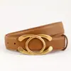 Cinturón de Moda Casual Vintage para Mujer con Letras Huecas de Cuero Genuino Todo Fósforo Moda Jeans Abrigo Tronco Decorativo de Piel de Vaca Cintura