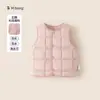 Ropa para niños Youbao, chaqueta interior cálida y versátil para niñas, chaleco para niños engrosado a prueba de tres, chaleco de plumón de invierno para niños
