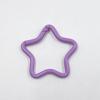 Mosquetão Estrela de Cinco Pontas Colorido 47mm Liga de Alumínio Clip de Mola Pintado por Spray Gancho de Chaveiro Acessório DIY