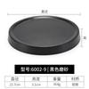 Plato Largo de Milamina Plato Hondo Plato Plano Comercial Estilo Japonés Negro Imitación Porcelana Bandeja de Plástico Plato para Barbacoa