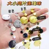 Contas de cristal acrílico de 10mm em formato de disco voador, conectadas fixamente, para DIY, decoração de casamento, palco, teto, cortina de porta, divisória, corrente de contas