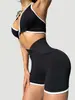 Ropa de Yoga Transfronteriza con Nuevo Giro Secado Rápido de Tirantes Cruzados Chaleco a Prueba de Impactos Combinación de Colores Sujetador Deportivo Listo para Yoga