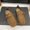 Zapatos de mujer talla grande estilo Birkenstock con hebilla Maillard, nuevos mocasines retro con suelas blandas, diseño fácil de poner, planos versátiles para mujer