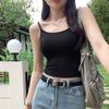 Foto Real de Camisole Sem Manga Estilo Tailandês Doce e Picante com Bojo, Moda Feminina Verão 2026 Nova Roupa Íntima Top Pura Desejo