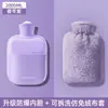 Bolsa de Agua Caliente Rellena de Agua con Puntos 3D Elevados Gran Capacidad Columna Cervical Abdomen Columna Lumbar Compresa Caliente Bolsa de Agua Caliente Engrosada Antiescaldaduras Calentador de Manos