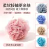 Venta al por mayor de esponjas de baño suaves, de alta calidad, tamaño grande, duraderas y que no sueltan pelusa para exfoliar y bañar, esponjas de baño de color liso y redes para baño espumosas