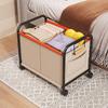 Dirty Clothes Basket Household Wheeled Mobile Bedroom Dirty Clothes Cart Storage Rack Toilet Bathroom Laundry Storage Basket