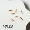 Accesorios para Uñas de Año Nuevo, Serie Roja Festiva Popular Estilo Chino, Lingotes de la Suerte, Bolsas de la Suerte, Decoraciones para Uñas de Aleación de Pez Dorado