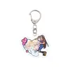 Dropshipping de Chaveiros Acrílicos Irregulares para Palco, Presentes para Mochilas de Estudante, Pingentes Decorativos de Desenhos Animados e Anime