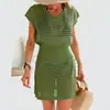 Vestido de Praia Novo Estilo, Popular na Amazon na Europa e América, Vestido Saída de Praia Crochê Vazado