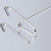Ganchos de Rejilla, Láminas de Malla Metálica, Rejillas de Estante Electroplateadas, Ganchos Cortos, Ganchos de Red para Colgar, Estante de Pared, Moderno y Sencillo
