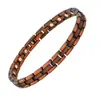 Pulsera magnética de cobre rojo antiguo de línea fina desmontable, moda retro de venta caliente transfronteriza, aleación ecológica, en stock al por mayor