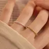Anillo de Plata S999 con Patrón Rizado y Pintura Dorada Bilateral, Método Antiguo, Anillo Versátil Sólido para Dedo Índice para Hombres y Mujeres, Nuevo Anillo Chinoiserie