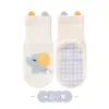 Selección premium de calcetines para niños, nuevos modelos de otoño e invierno, calcetines de piso para bebé antideslizantes, aislados con orejitas, hechos de algodón peinado
